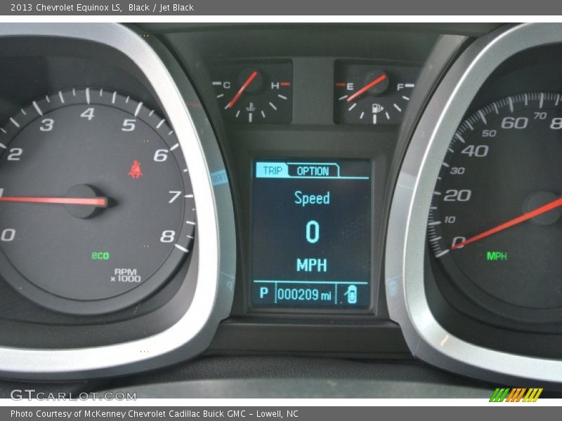 Black / Jet Black 2013 Chevrolet Equinox LS