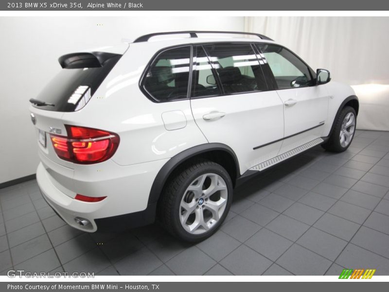 Alpine White / Black 2013 BMW X5 xDrive 35d