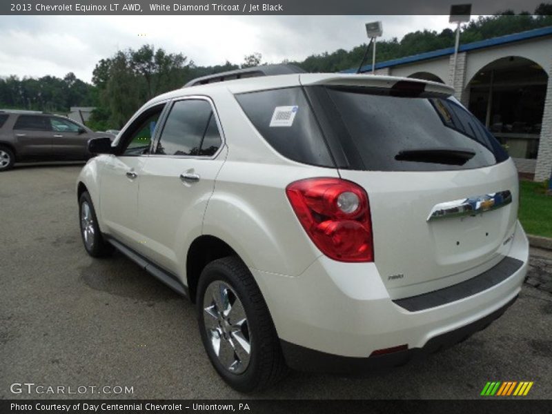 White Diamond Tricoat / Jet Black 2013 Chevrolet Equinox LT AWD