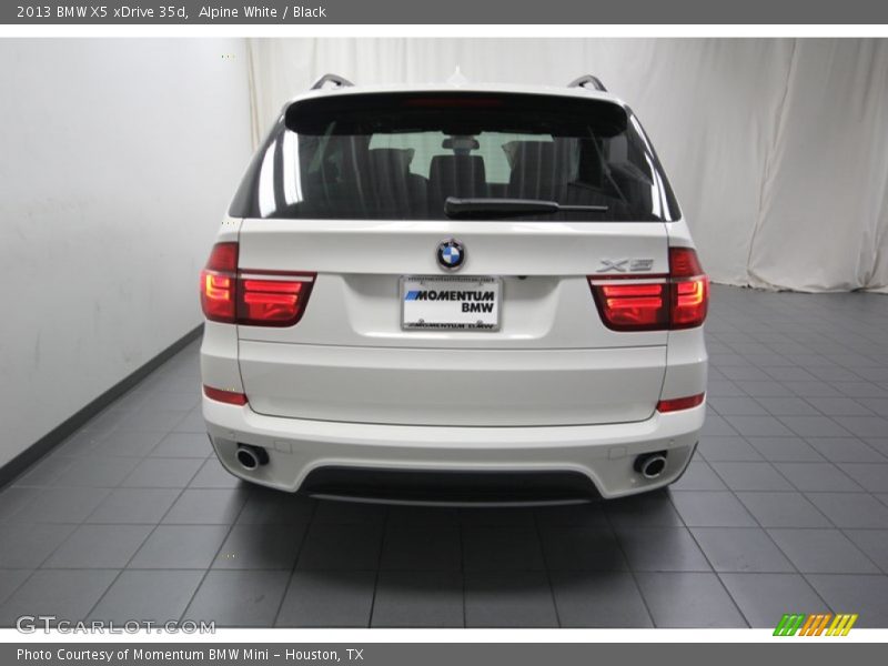 Alpine White / Black 2013 BMW X5 xDrive 35d