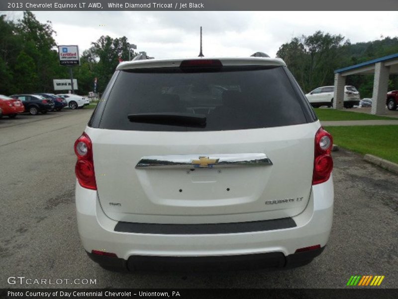 White Diamond Tricoat / Jet Black 2013 Chevrolet Equinox LT AWD