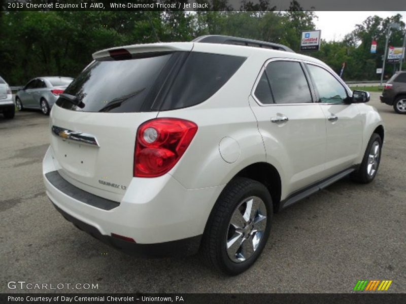 White Diamond Tricoat / Jet Black 2013 Chevrolet Equinox LT AWD