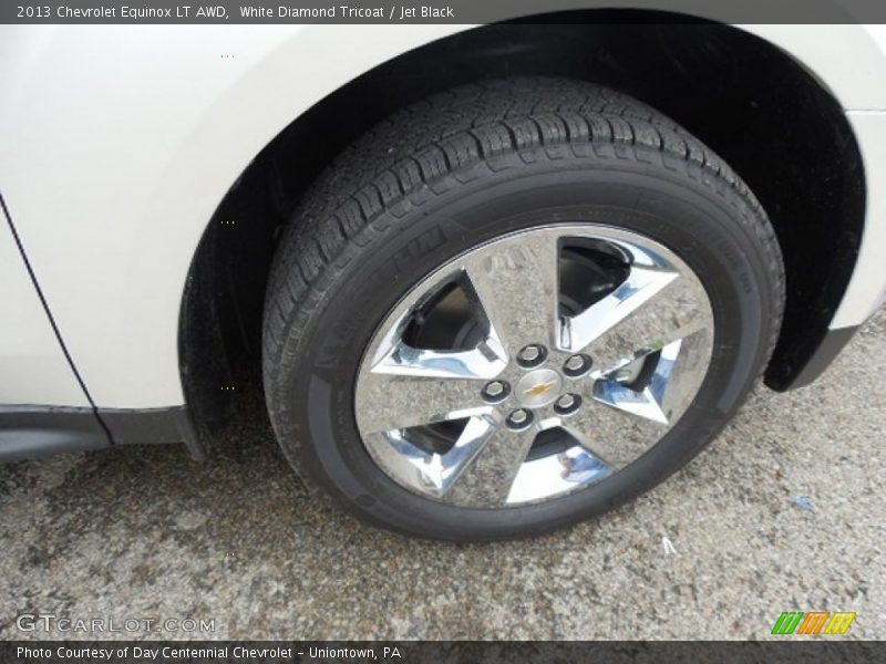 White Diamond Tricoat / Jet Black 2013 Chevrolet Equinox LT AWD