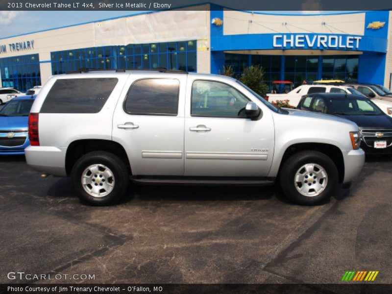 Silver Ice Metallic / Ebony 2013 Chevrolet Tahoe LT 4x4