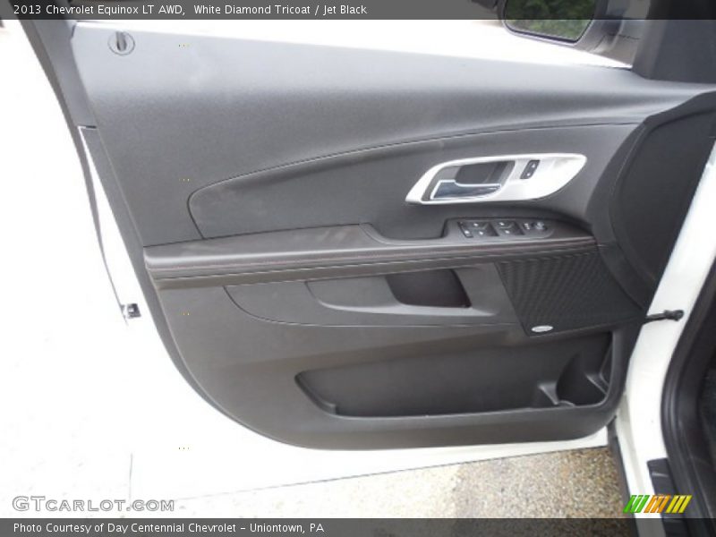 White Diamond Tricoat / Jet Black 2013 Chevrolet Equinox LT AWD