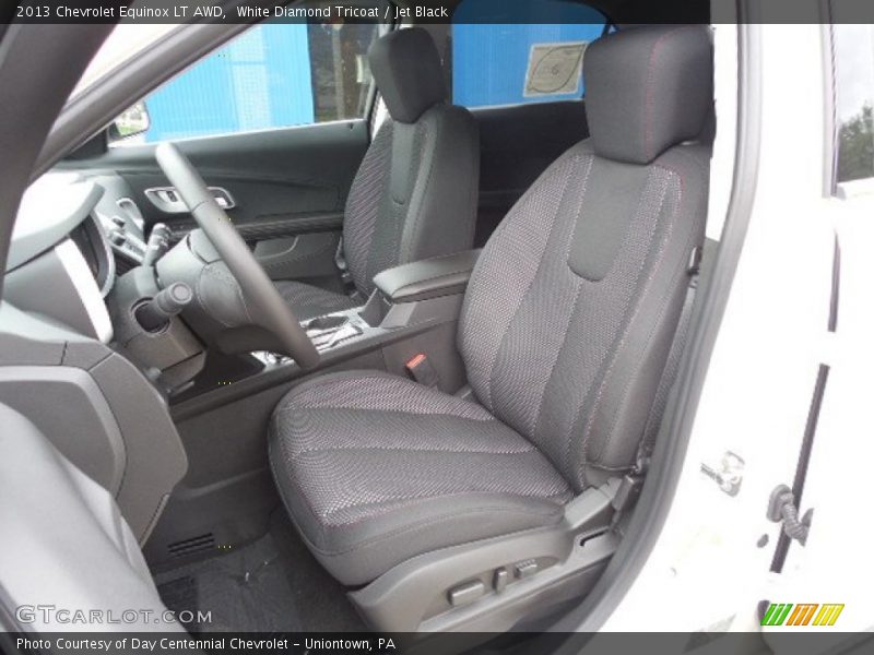 White Diamond Tricoat / Jet Black 2013 Chevrolet Equinox LT AWD
