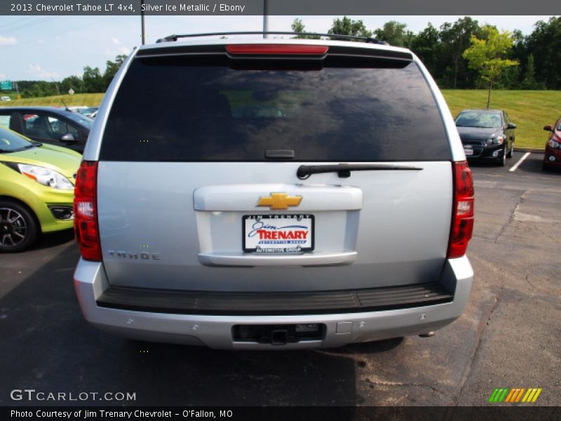 Silver Ice Metallic / Ebony 2013 Chevrolet Tahoe LT 4x4