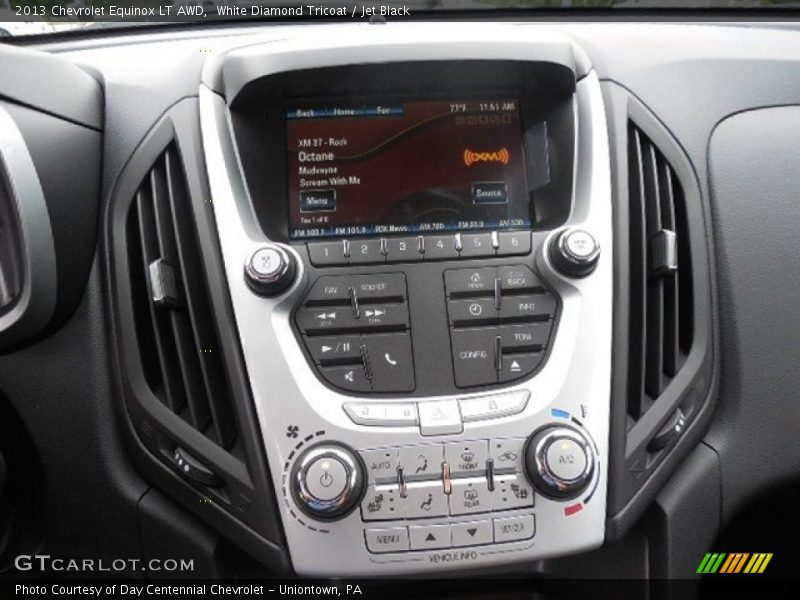 White Diamond Tricoat / Jet Black 2013 Chevrolet Equinox LT AWD