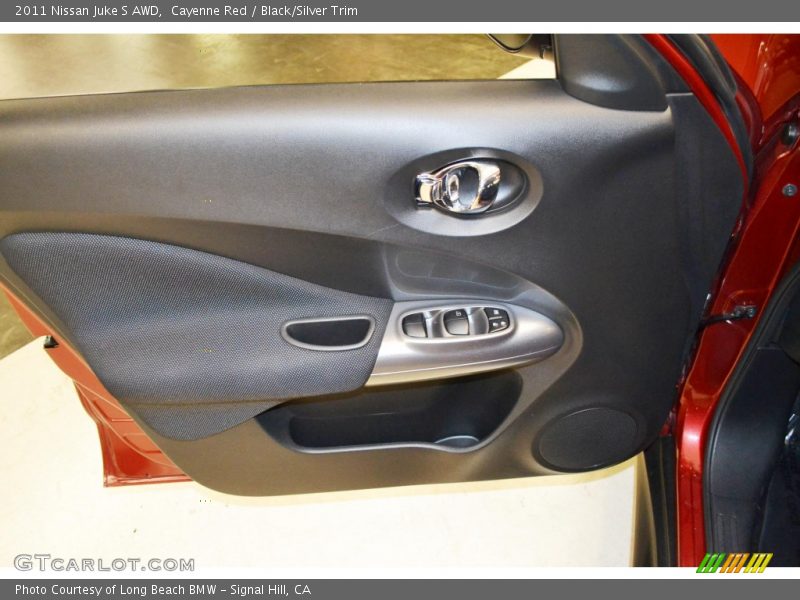 Cayenne Red / Black/Silver Trim 2011 Nissan Juke S AWD