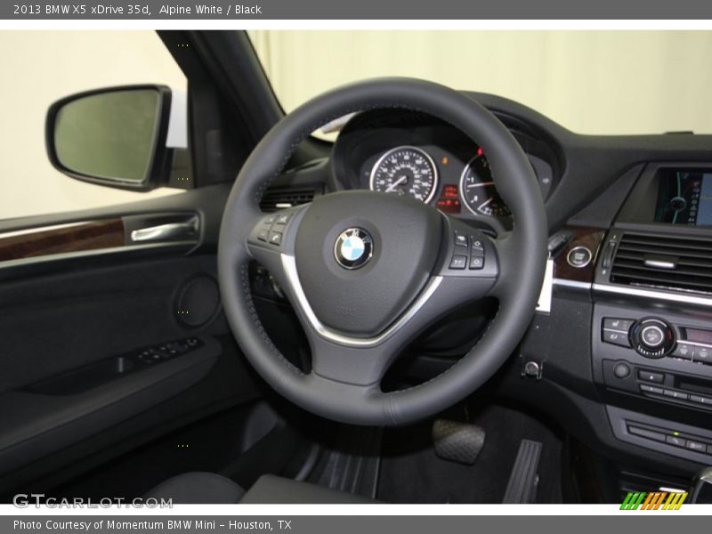 Alpine White / Black 2013 BMW X5 xDrive 35d