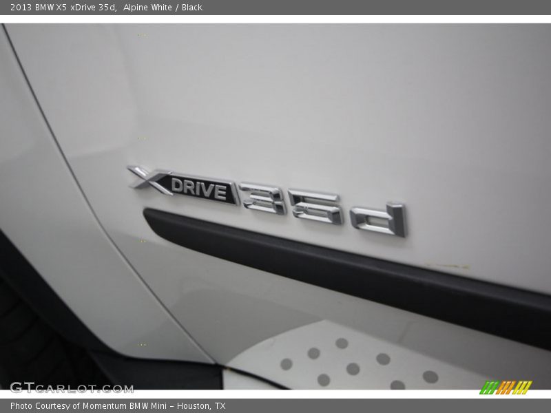 Alpine White / Black 2013 BMW X5 xDrive 35d