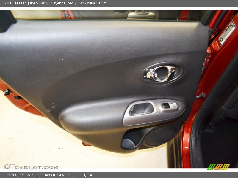 Cayenne Red / Black/Silver Trim 2011 Nissan Juke S AWD