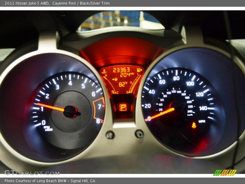 Cayenne Red / Black/Silver Trim 2011 Nissan Juke S AWD