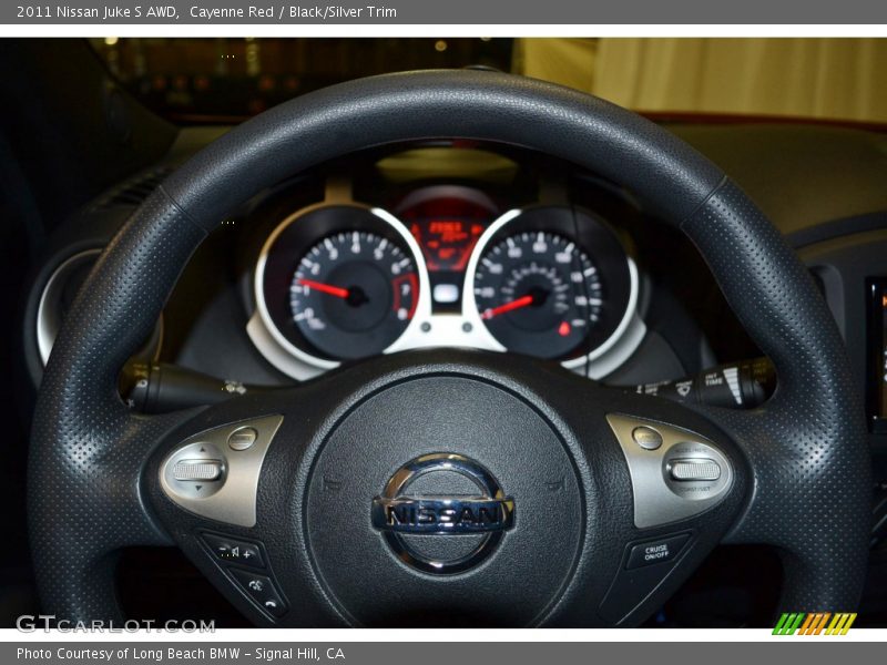 Cayenne Red / Black/Silver Trim 2011 Nissan Juke S AWD