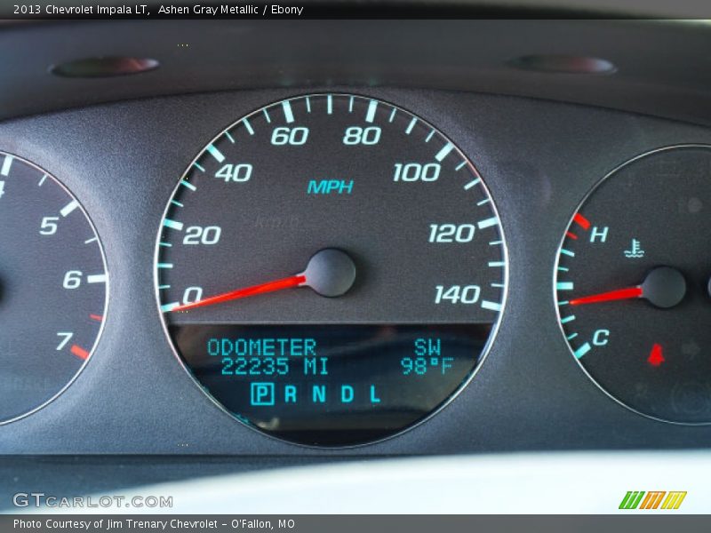 Ashen Gray Metallic / Ebony 2013 Chevrolet Impala LT