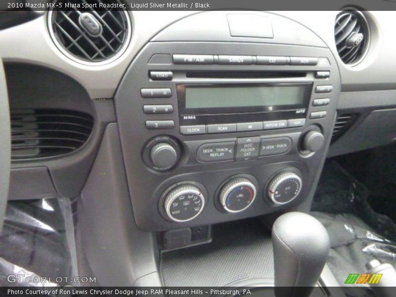 Liquid Silver Metallic / Black 2010 Mazda MX-5 Miata Sport Roadster