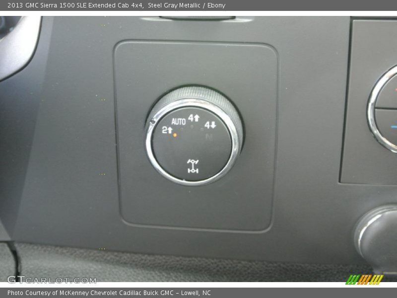 Steel Gray Metallic / Ebony 2013 GMC Sierra 1500 SLE Extended Cab 4x4