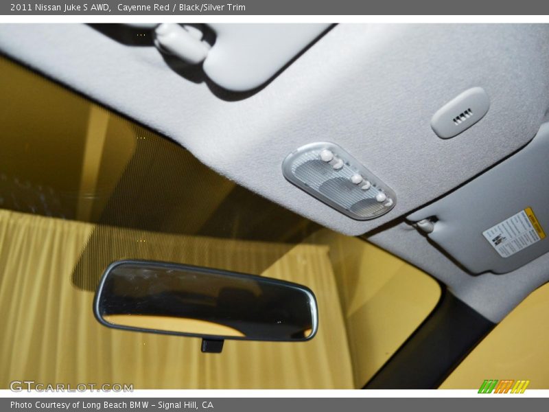 Cayenne Red / Black/Silver Trim 2011 Nissan Juke S AWD