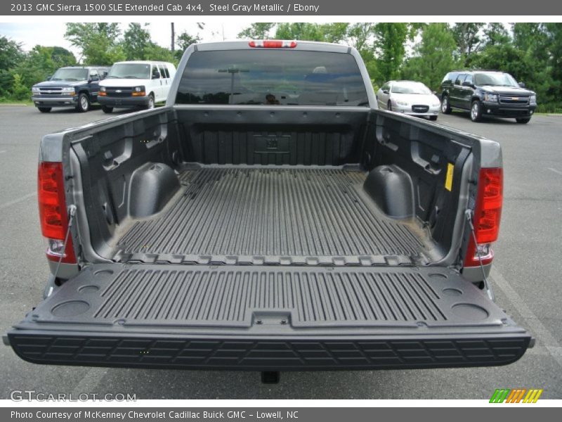 Steel Gray Metallic / Ebony 2013 GMC Sierra 1500 SLE Extended Cab 4x4