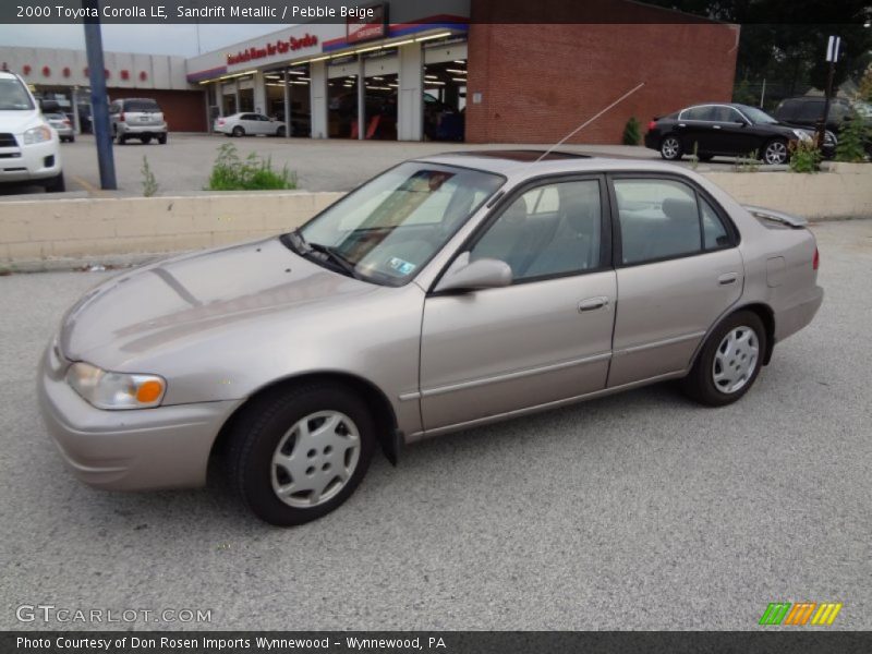 Sandrift Metallic / Pebble Beige 2000 Toyota Corolla LE