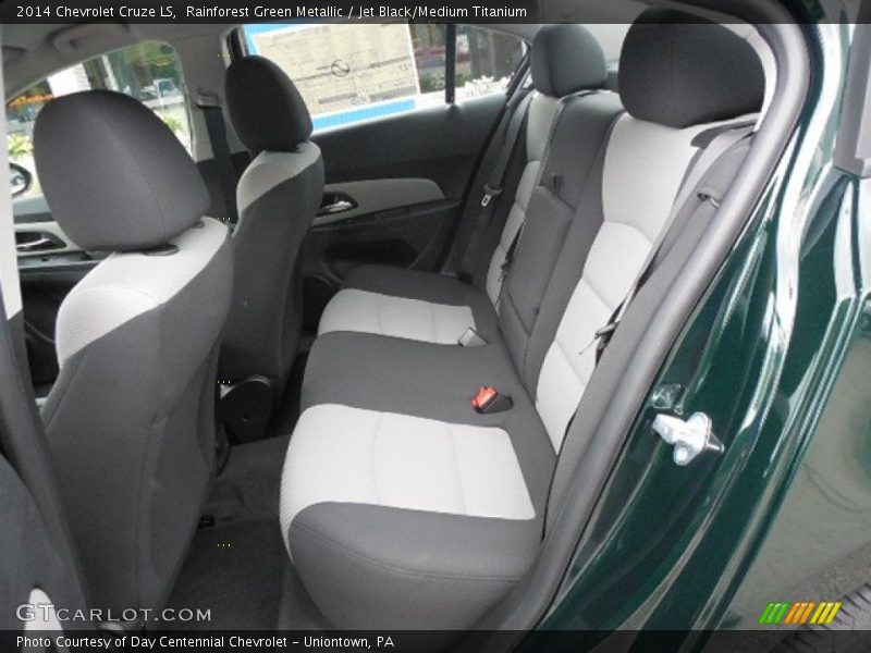 Rainforest Green Metallic / Jet Black/Medium Titanium 2014 Chevrolet Cruze LS