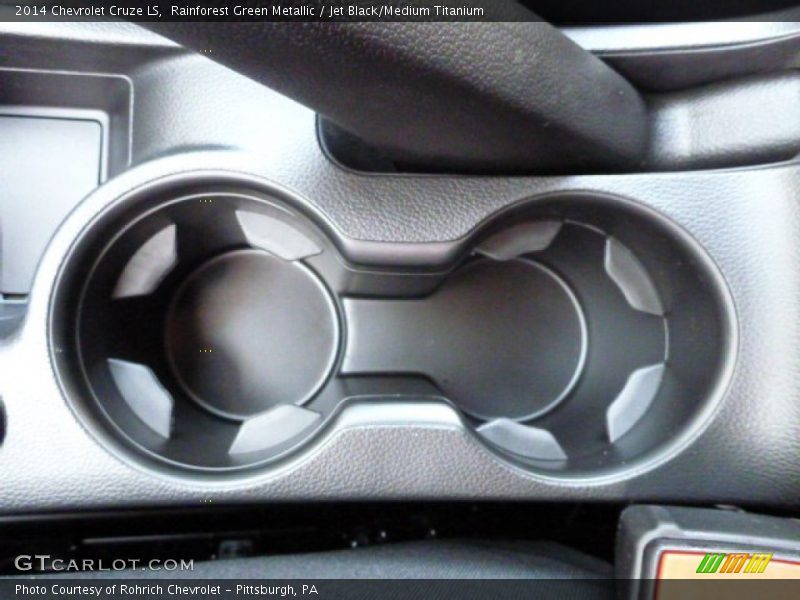 Rainforest Green Metallic / Jet Black/Medium Titanium 2014 Chevrolet Cruze LS