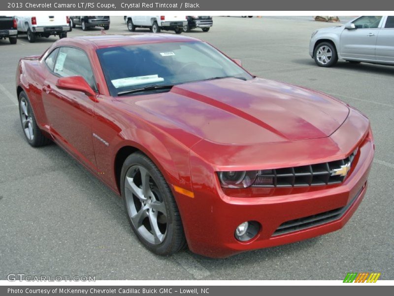Crystal Red Tintcoat / Black 2013 Chevrolet Camaro LT/RS Coupe