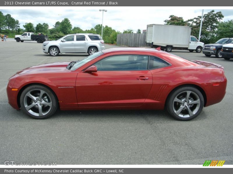 Crystal Red Tintcoat / Black 2013 Chevrolet Camaro LT/RS Coupe