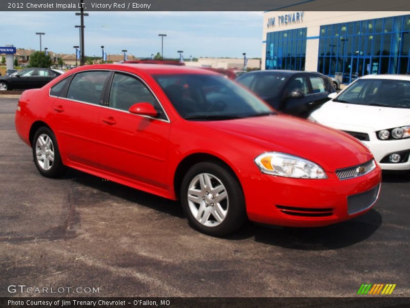 Victory Red / Ebony 2012 Chevrolet Impala LT