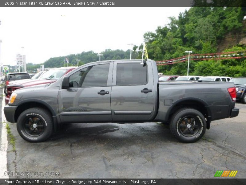 Smoke Gray / Charcoal 2009 Nissan Titan XE Crew Cab 4x4