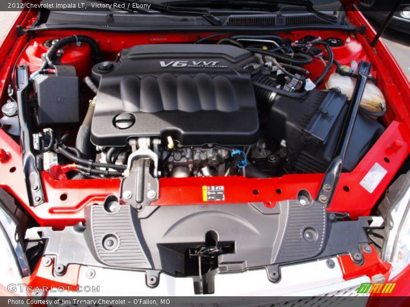Victory Red / Ebony 2012 Chevrolet Impala LT