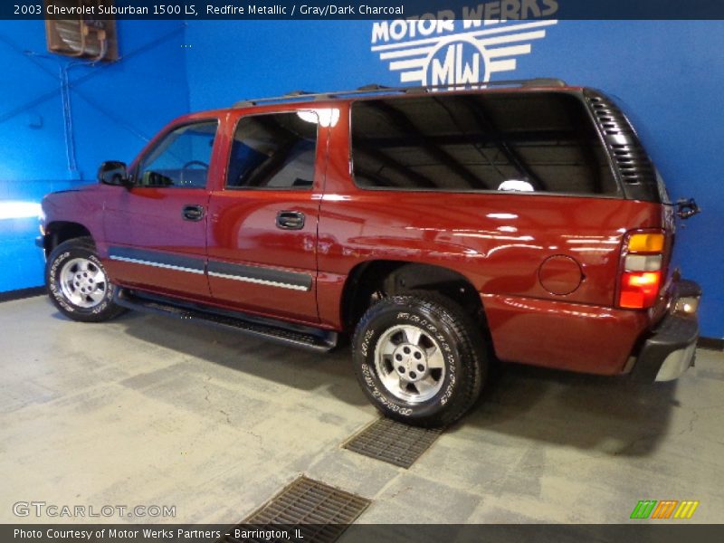 Redfire Metallic / Gray/Dark Charcoal 2003 Chevrolet Suburban 1500 LS
