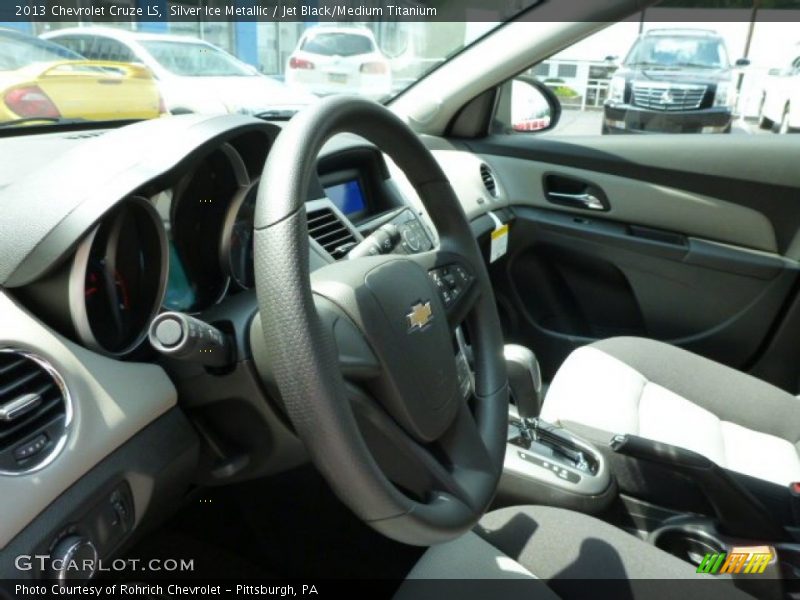 Silver Ice Metallic / Jet Black/Medium Titanium 2013 Chevrolet Cruze LS