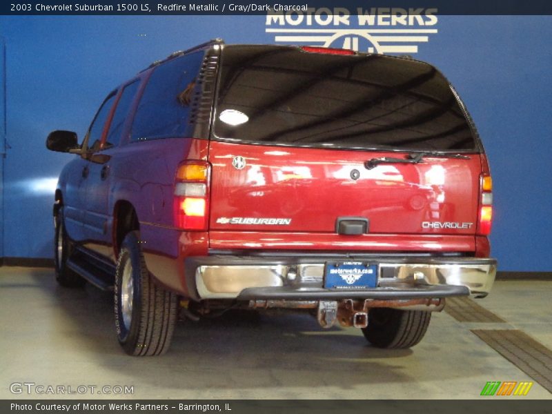 Redfire Metallic / Gray/Dark Charcoal 2003 Chevrolet Suburban 1500 LS