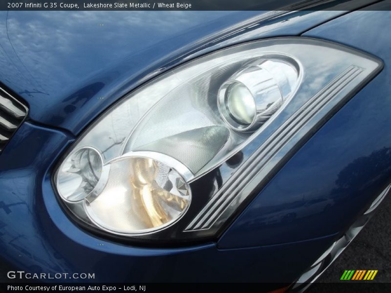 Lakeshore Slate Metallic / Wheat Beige 2007 Infiniti G 35 Coupe
