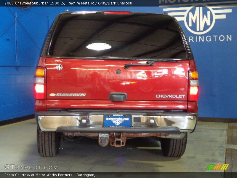 Redfire Metallic / Gray/Dark Charcoal 2003 Chevrolet Suburban 1500 LS
