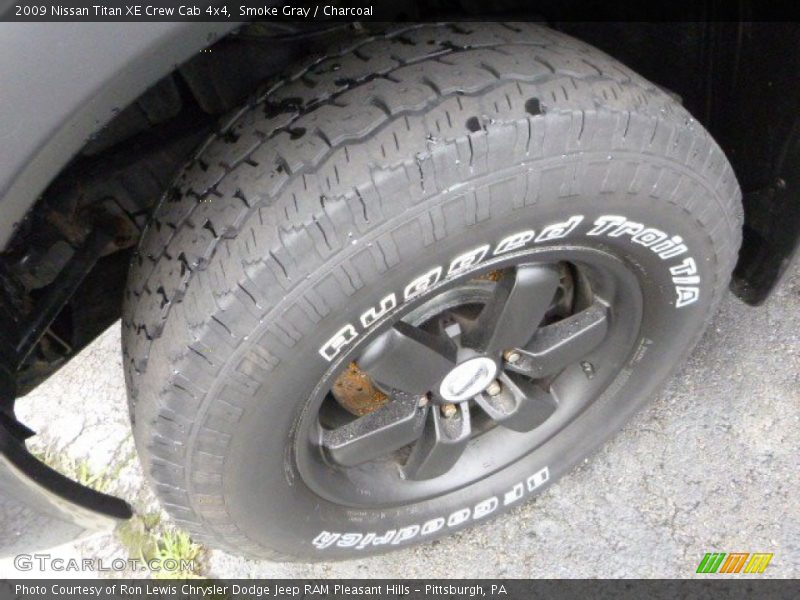 Smoke Gray / Charcoal 2009 Nissan Titan XE Crew Cab 4x4