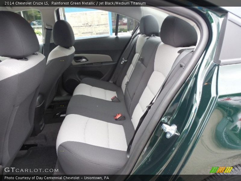 Rainforest Green Metallic / Jet Black/Medium Titanium 2014 Chevrolet Cruze LS