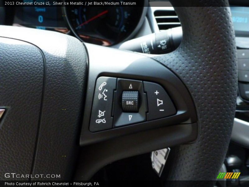 Silver Ice Metallic / Jet Black/Medium Titanium 2013 Chevrolet Cruze LS