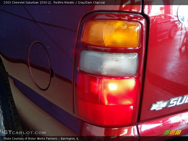 Redfire Metallic / Gray/Dark Charcoal 2003 Chevrolet Suburban 1500 LS