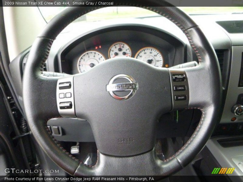 Smoke Gray / Charcoal 2009 Nissan Titan XE Crew Cab 4x4