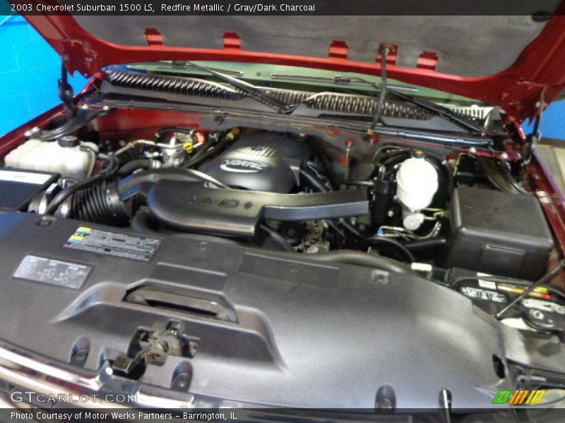 Redfire Metallic / Gray/Dark Charcoal 2003 Chevrolet Suburban 1500 LS
