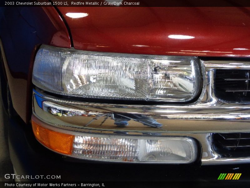 Redfire Metallic / Gray/Dark Charcoal 2003 Chevrolet Suburban 1500 LS