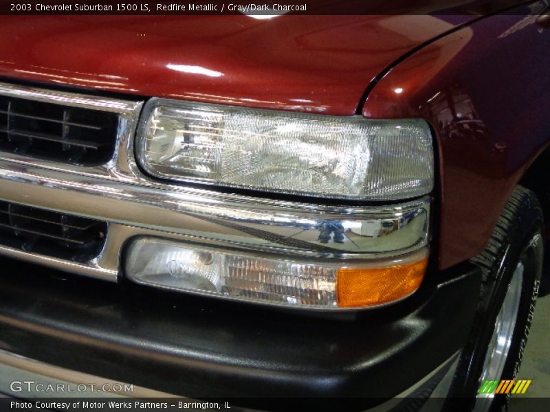 Redfire Metallic / Gray/Dark Charcoal 2003 Chevrolet Suburban 1500 LS