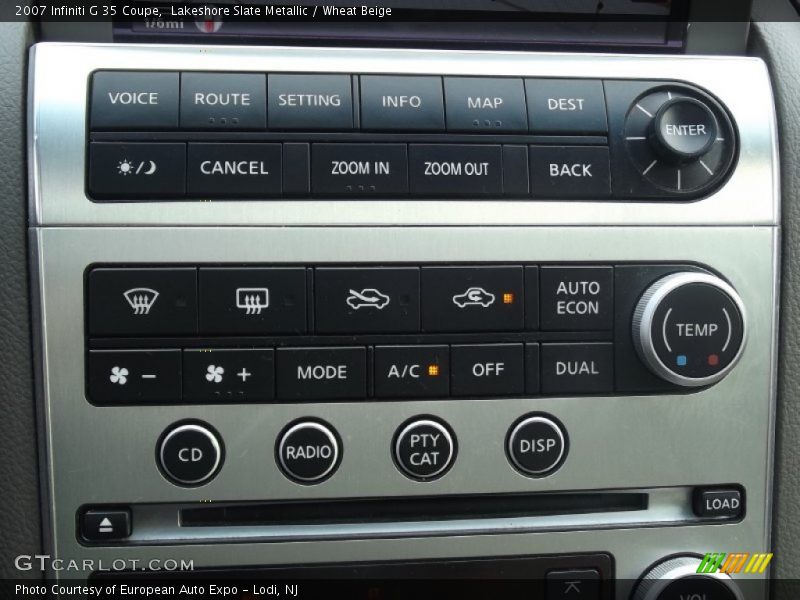 Lakeshore Slate Metallic / Wheat Beige 2007 Infiniti G 35 Coupe