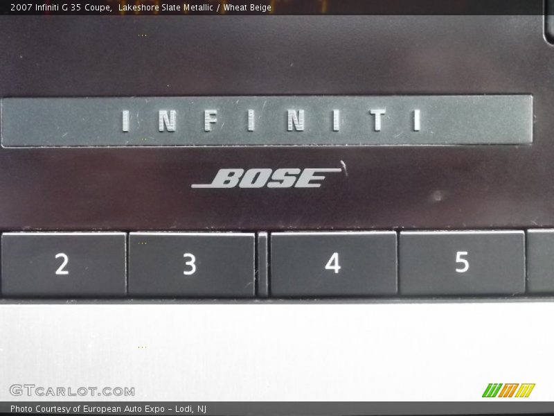 Lakeshore Slate Metallic / Wheat Beige 2007 Infiniti G 35 Coupe