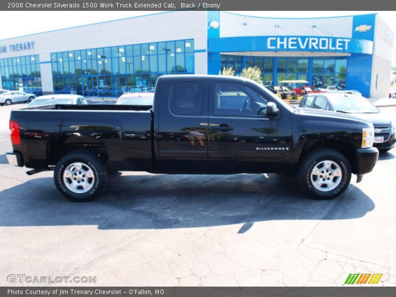 Black / Ebony 2008 Chevrolet Silverado 1500 Work Truck Extended Cab