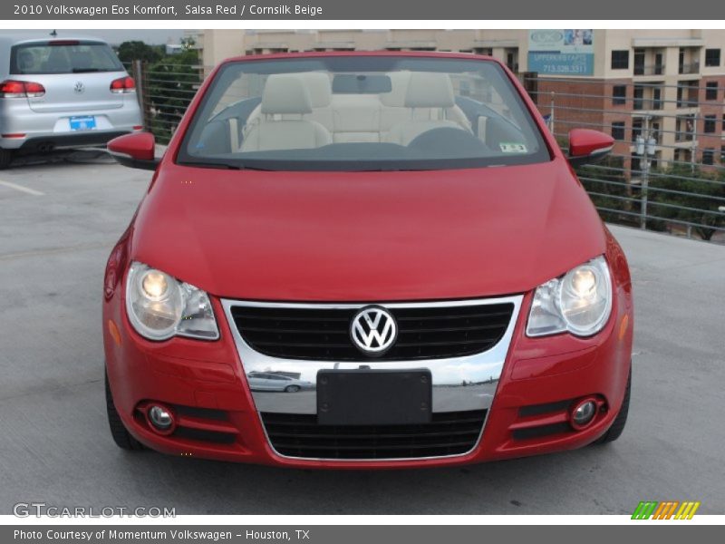 Salsa Red / Cornsilk Beige 2010 Volkswagen Eos Komfort