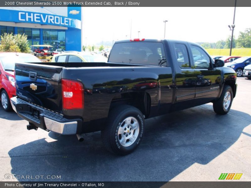 Black / Ebony 2008 Chevrolet Silverado 1500 Work Truck Extended Cab