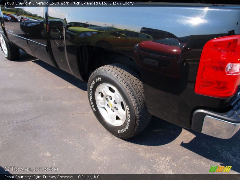 Black / Ebony 2008 Chevrolet Silverado 1500 Work Truck Extended Cab